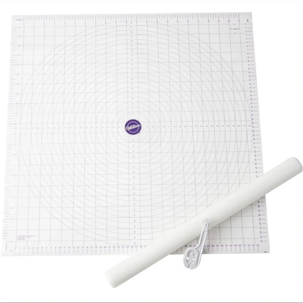 Brand new 3Pc. Wilton Cutter and Mat Fondant Tool Set - Picture 1 of 5